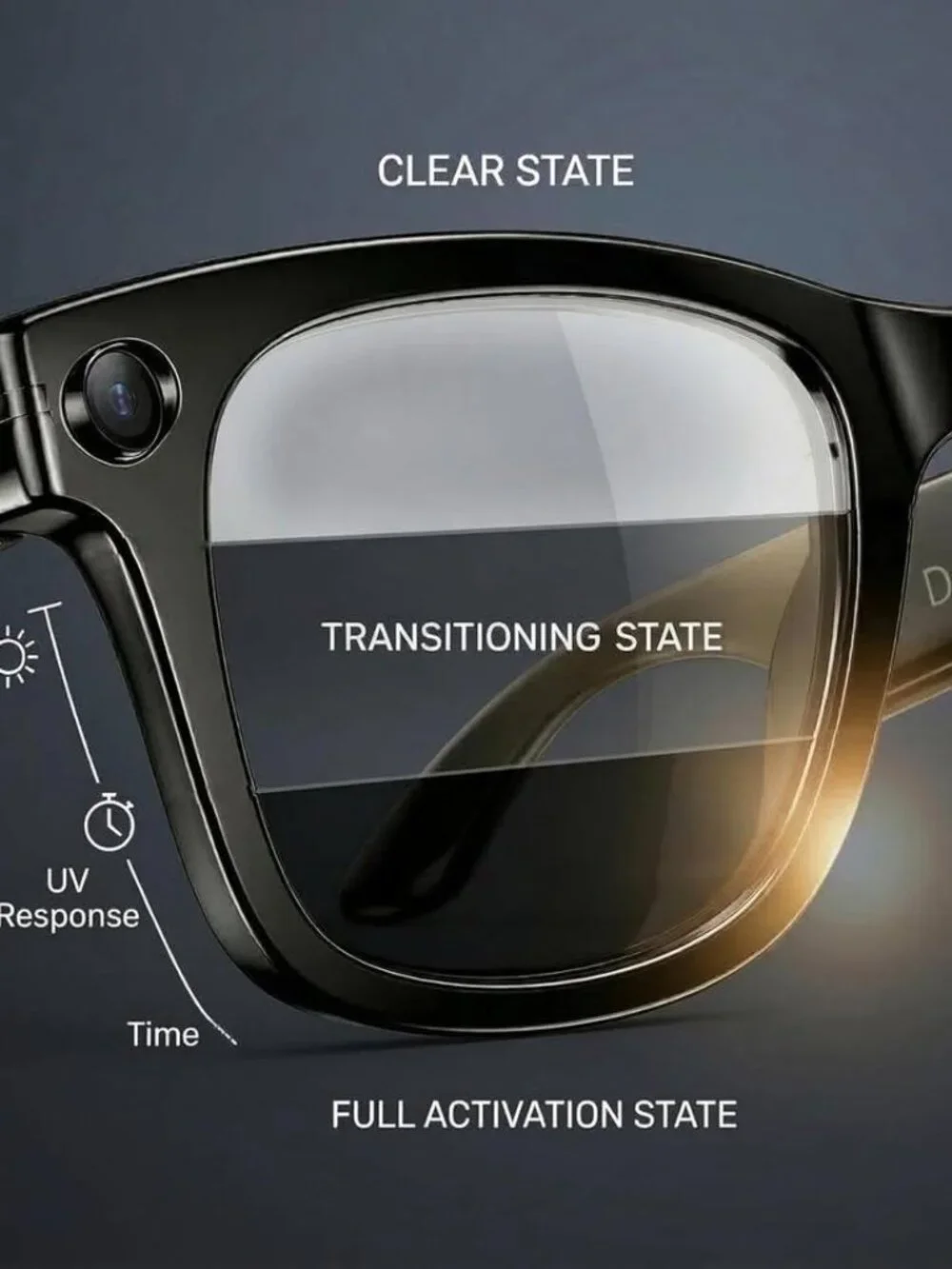 AI Smart Glasses with Camera, Translation, Voice Control, Video (Retail $169.99)